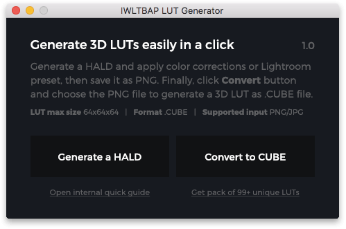 Iwltbap Lut Generator Free Download Mac
